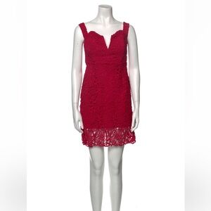 ASTR Sleeveless Shift dress with a built in corset, pink, Size S